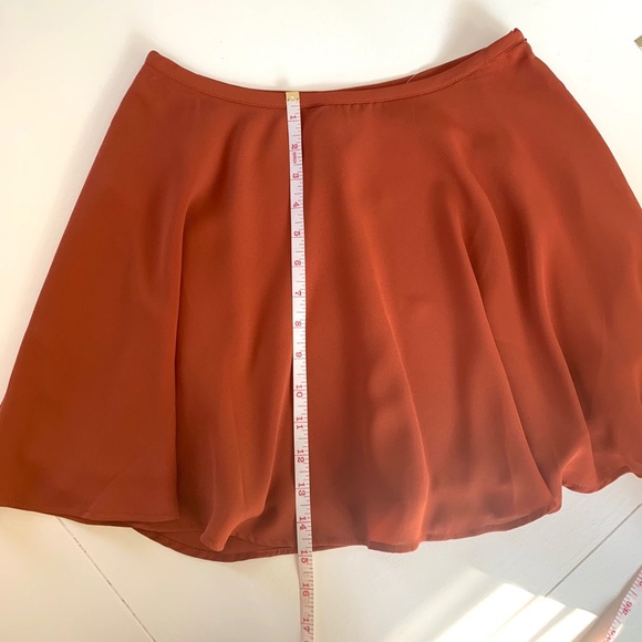 NWT Forever 21 Rust Color Mini Swing Skirt - Picture 11 of 11